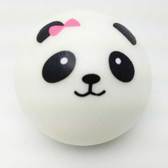 Kawaii Squishies - Panda Bun - With Bow - Large