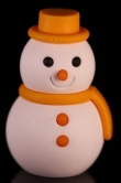 Japanese Eraser - SNOWMAN - ORANGE HAT